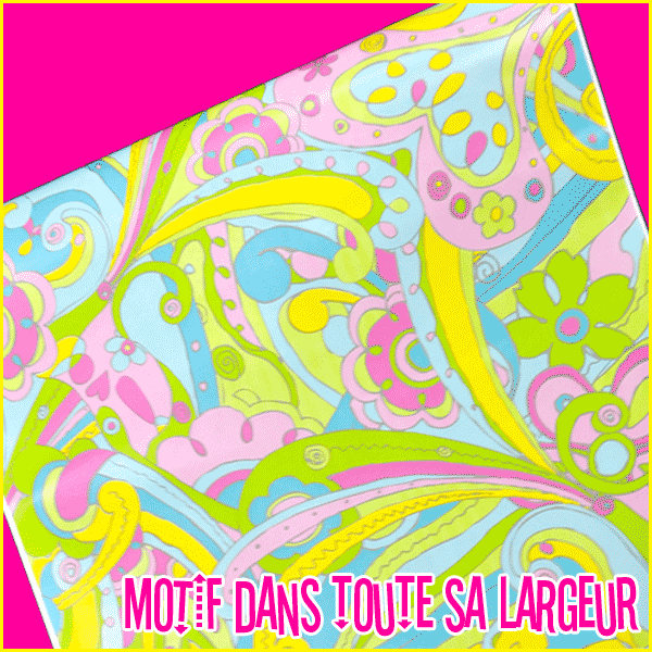 Papier adhésif plastifié HIPPY KASHMIR - Rouleau de 3m x 45 cm – Image 2
