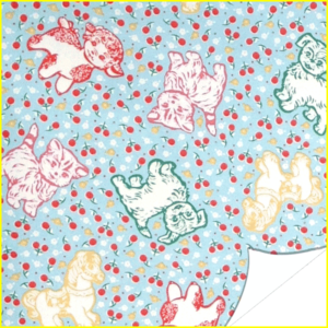 Papier adhésif plastifié Kitsch Kitchen Pets & cherries - Rouleau de 200 x 45 cm