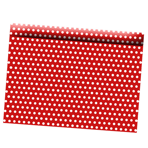 Papier adhésif plastifié Kitsch Kitchen POLKADOTS - Pois rouge/blanc - Rouleau de 200 x 45 cm – Image 2