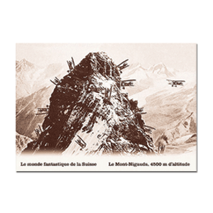 Carte postale - n° 058 - Mont-Nigaud, 4500 m d'altitude - Cartes hors-collections Plonk & Replonk