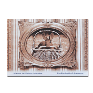 Carte postale - n° 103 - Pan-pan, le Pitbull de Garenne - Le monde merveilleux de l'Univers