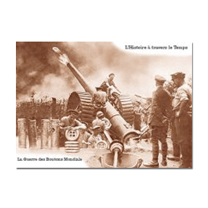 Carte postale - n° 143 - La Guerre des Boutons Mondiale - L'Histoire à travers le Temps