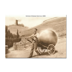 Carte postale - n° 197 - Livreur d'atome brut - Les métiers d'antan