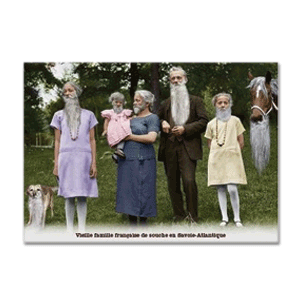 Carte postale - n° 491 - Vieille famille française de souche en Savoie-Atlantique - Cartes hors-collections Plonk et Replonk
