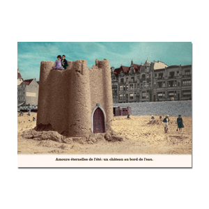 Carte postale - n° 534 - Amours éternelles de l'Été : un château au bord de l'eau - Cartes postales Hors-collections Plonk & Replonk