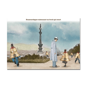 Carte postale - n° 564 - Rumeurologue raisonnant un bruit qui court - Cartes hors-collections Plonk & Replonk
