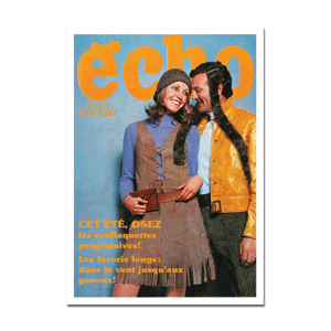 Carte postale - n° 615 - Le Petit Echo de la Mode - Une série Plonk & Replonk - Cet été, osez les rouflaquettes progressives