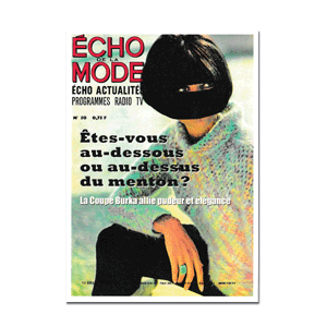 Carte postale - n° 618 - Le Petit Echo de la Mode - Une série Plonk & Replonk - La coupe burka allie pudeur et élégance