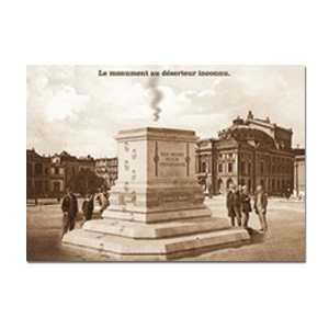Carte postale - n° 638 - Le monument au Déserteur Inconnu - Fééries militaires