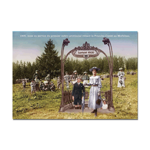 Carte postale - n° 684 - 1905 : Mise en service du premier métro provincial reliant la Franche-Comté au Morbihan - Cartes hors-collections Plonk & Replonk