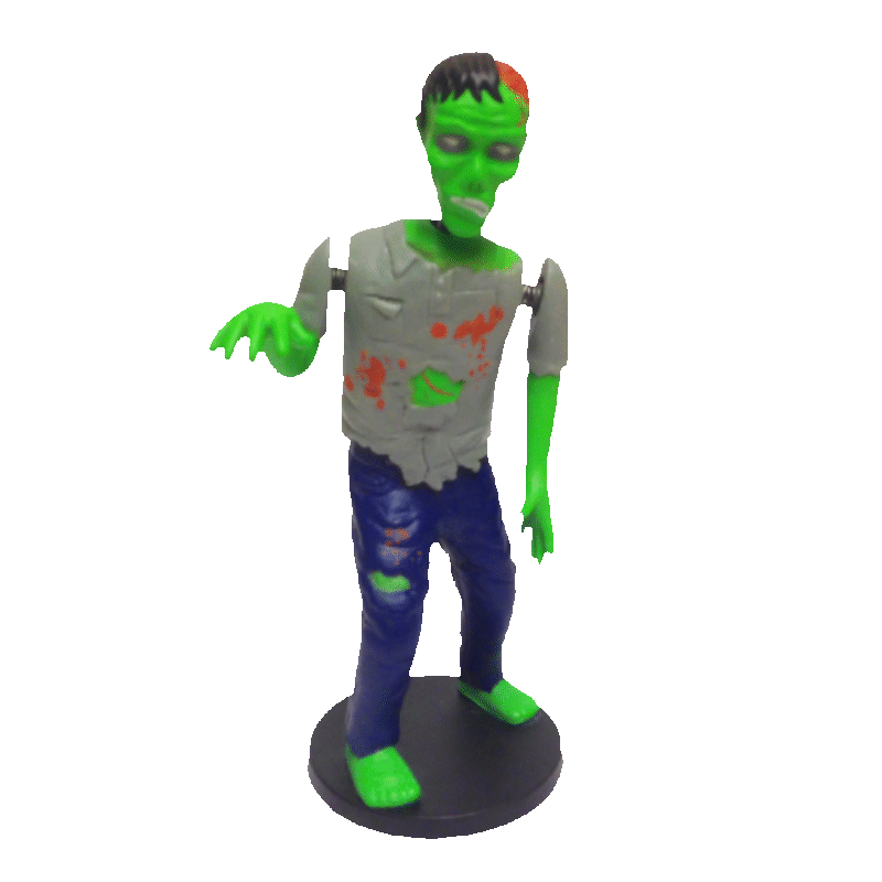 Statuette Zombie à ressort