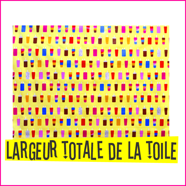 Toile cirée largeur 140 cm POPSICLES - Le mètre 12€ – Image 2