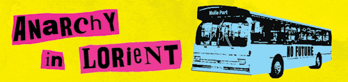 Autocollant 17x4 cm – Anarchy in Lorient – Image 2