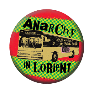 Badge 37mm – Anarchy in Lorient – Rouge