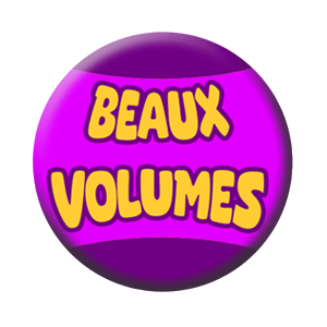 Badge 37mm – Beaux volumes – Violet