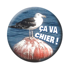 Badge 37mm – Ça va chier – Port de Lorient