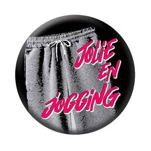 Badge 37mm – Jolie en jogging