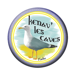 Badge 37mm – Kenav’ les caves
