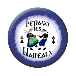 Badge 37mm – Kenavo les blaireaux – Assiette