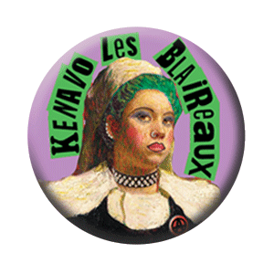 Badge 37mm – Kenavo les blaireaux – Violet