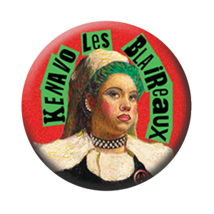 Badge 37mm – Kenavo les blaireaux – Rouge