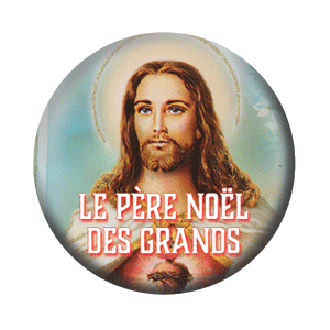 Badge 37mm – Le Père Noël des grands