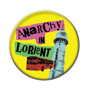 Badge ou aimant 56mm - Anarchy in Lorient – Bus jaune