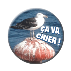 Badge ou aimant 56mm - Ça va chier – Port de Lorient