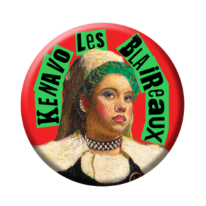 Badge ou aimant 56mm - Kenavo les blaireaux – Bigouden red