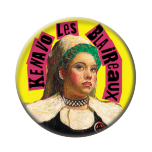 Badge ou aimant 56mm - Kenavo les blaireaux – Bigouden yellow