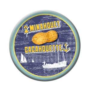 Badge ou aimant 56mm - Minahouet Cacahouette