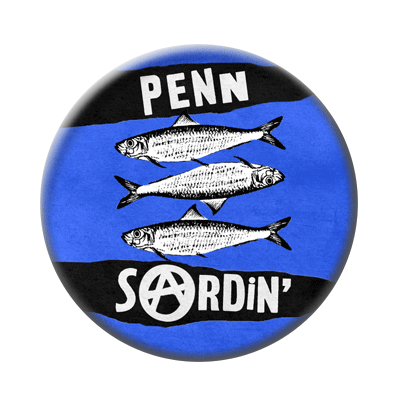 Badge ou aimant 56mm - Penn Sardin’ – Bleu