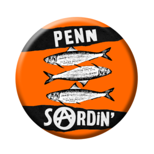 Badge ou aimant 56mm - Penn Sardin’ – Orange