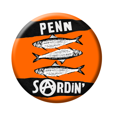 Badge ou aimant 56mm - Penn Sardin’ – Orange