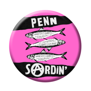 Badge ou aimant 56mm - Penn Sardin’ – Rose