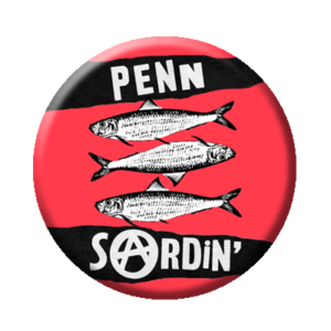 Badge ou aimant 56mm - Penn Sardin’ – Rouge