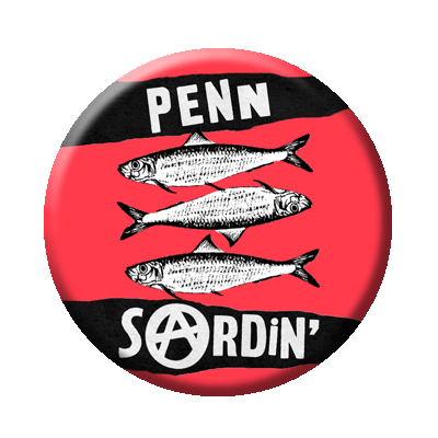 Badge ou aimant 56mm - Penn Sardin’ – Rouge