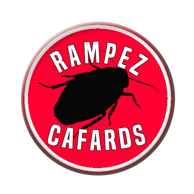 Badge ou aimant 56mm - Rampez, cafards !