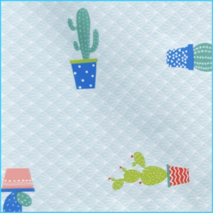 Toile cirée largeur 140 cm CACTUS – Le mètre 10€