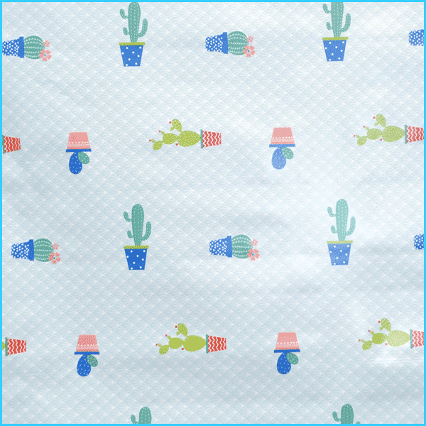 Toile cirée largeur 140 cm CACTUS – Le mètre 10€ – Image 3