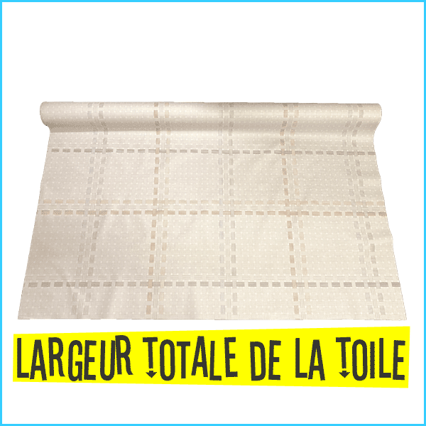Toile cirée largeur 140 cm CUADRO – Le mètre 10€ – Image 4