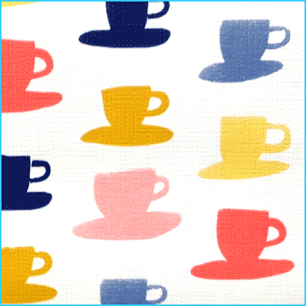 Toile cirée largeur 140 cm CUPS – Le mètre 10€