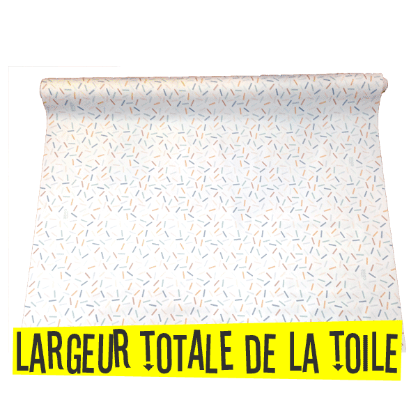 Toile cirée largeur 140 cm SPARKLE – Le mètre 10€ – Image 2