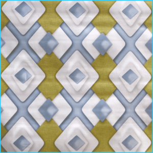 Toile cirée largeur 140 cm TILES Cyan – Le mètre 10€