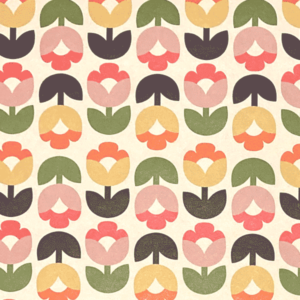Papier cadeau FLOWERS 70 x 50 cm
